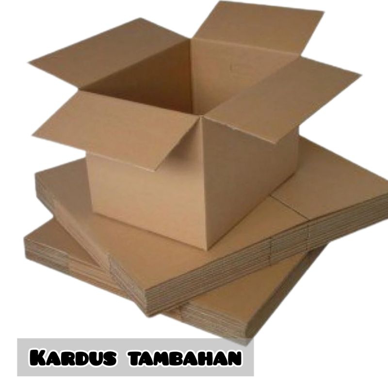

Kardus Tambahan Packing Dus Tambahan Pengemasan Untuk Pesanan Produk