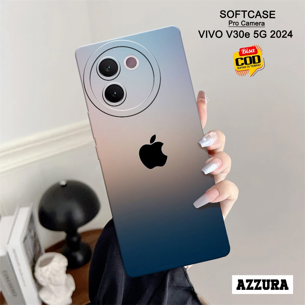 AZZURA - Case Vivo V30e 5G 2024 Terbaru - Fashion Case Logo Ip - Kesing Hp Vivo V30e 5G 2024 - Casin