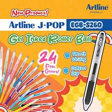 

ARTLINE J-POP Gel Inked Roller Ball EGB-S260 0.5 mm / Bolpoin Artline JPOP / BULPEN TINTA WARNA