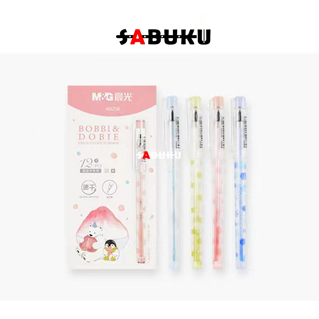 

[S&K] Pulpen Lucu Karakter Gel Pen Segi Tujuh Bolpoint 0.55 mm -SK4018