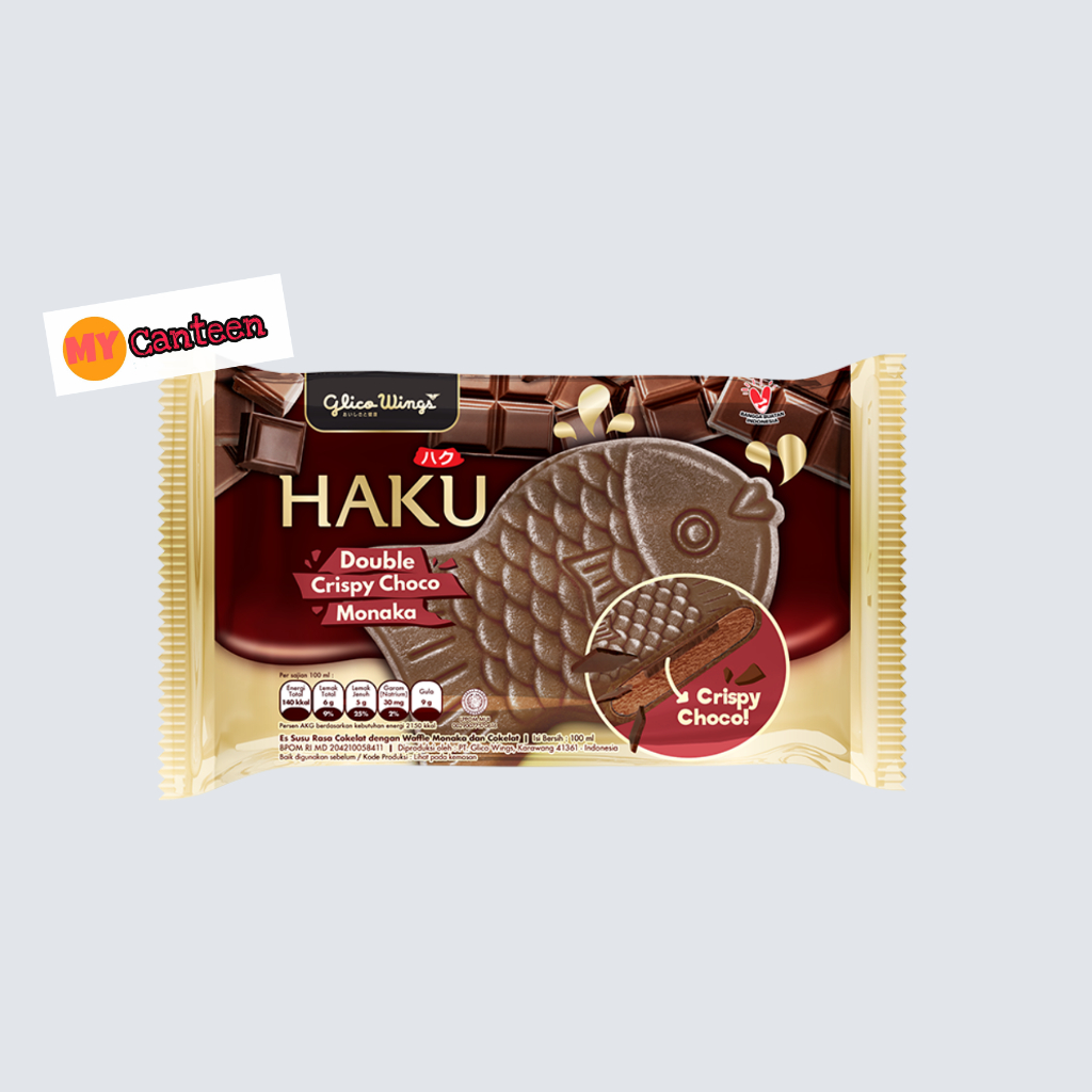 

Ice Cream Glico Haku Crispy Monaka Chocolate