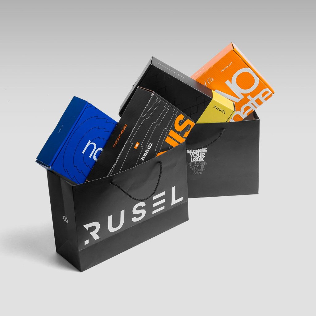 

RB Rusel Co Paperbag Tas Belanja Hitam Premium