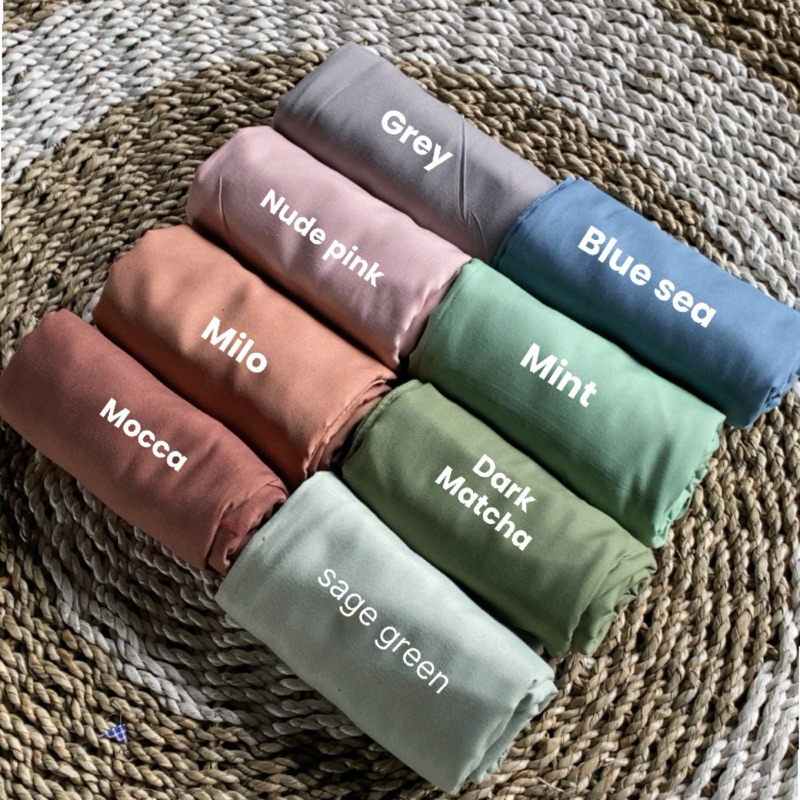 SEGIEMPAT AZARA FOREVER VOAL JAHIT TEPI WARNA TERBATAS