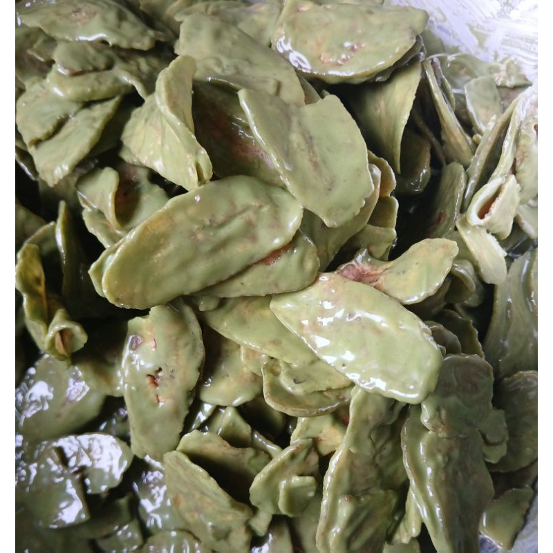 

kripik pisang greentea lumer