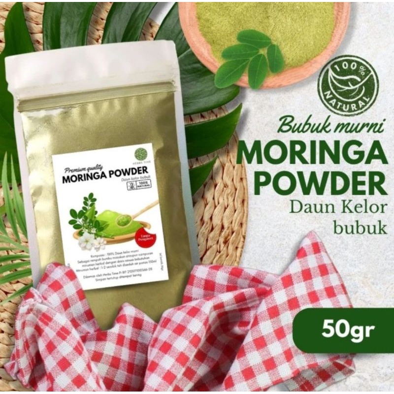 

Daun Kelor Bubuk Murni Moringa Powder Superfood Herbal Original