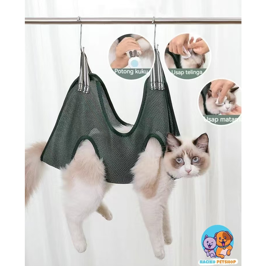 [HACIKO PETSHOP] Pet Grooming Hammock/Gantung Hewan Peliharaan/Grooming Hammock Kucing Anjing/Pet Ha