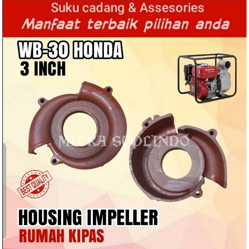 WB30 Rumah kipas Alkon pompa irigasi HONDA 3 inch