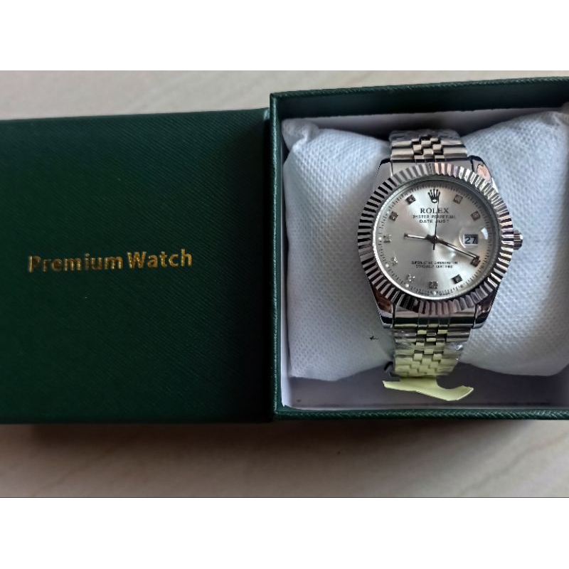 Jam Tangan Wanita Rolex Silver