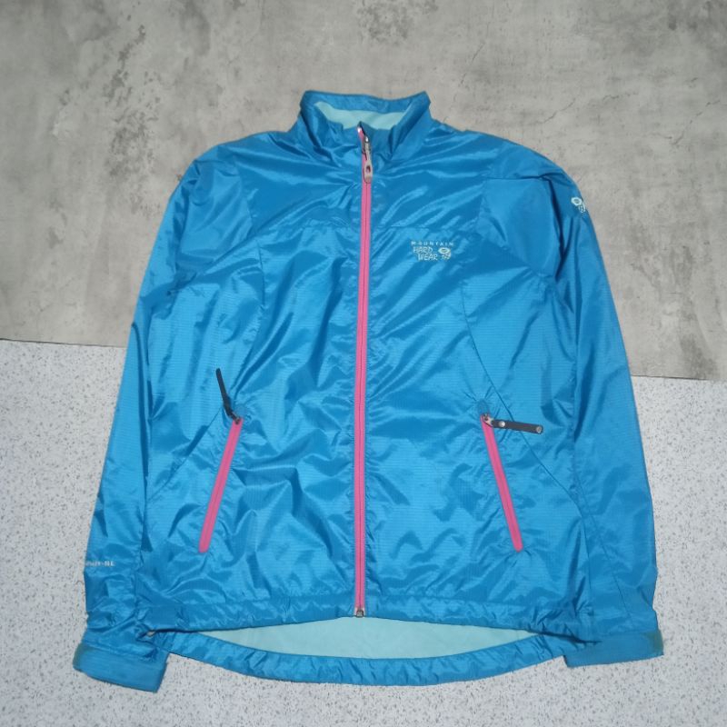 jaket outdoor hiking gunung wanita mhw biru