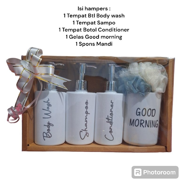 

Hampers Kado Perkawinan Botol Sabun Refill Aesthetic