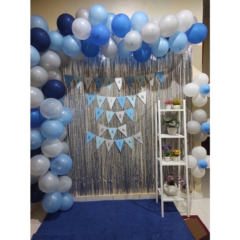 Paket Dekorasi Tasyakuran Aqiqah/khitan blue or pink