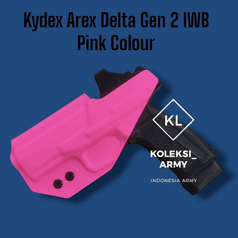 Kydex Holster Arex Delta Gen 2 IWB Arex Delta M/X Pink Color Limited