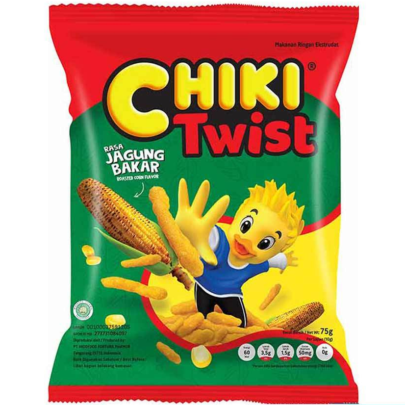 

CHIKI Snack Twist Roasted Corn 75gr