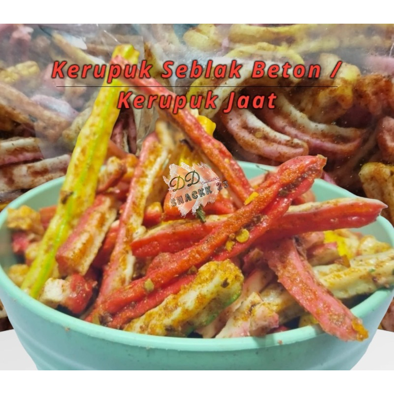 

KERUPUK SEBLAK BETON VIRAL 250GR / KERUPUK JAAT