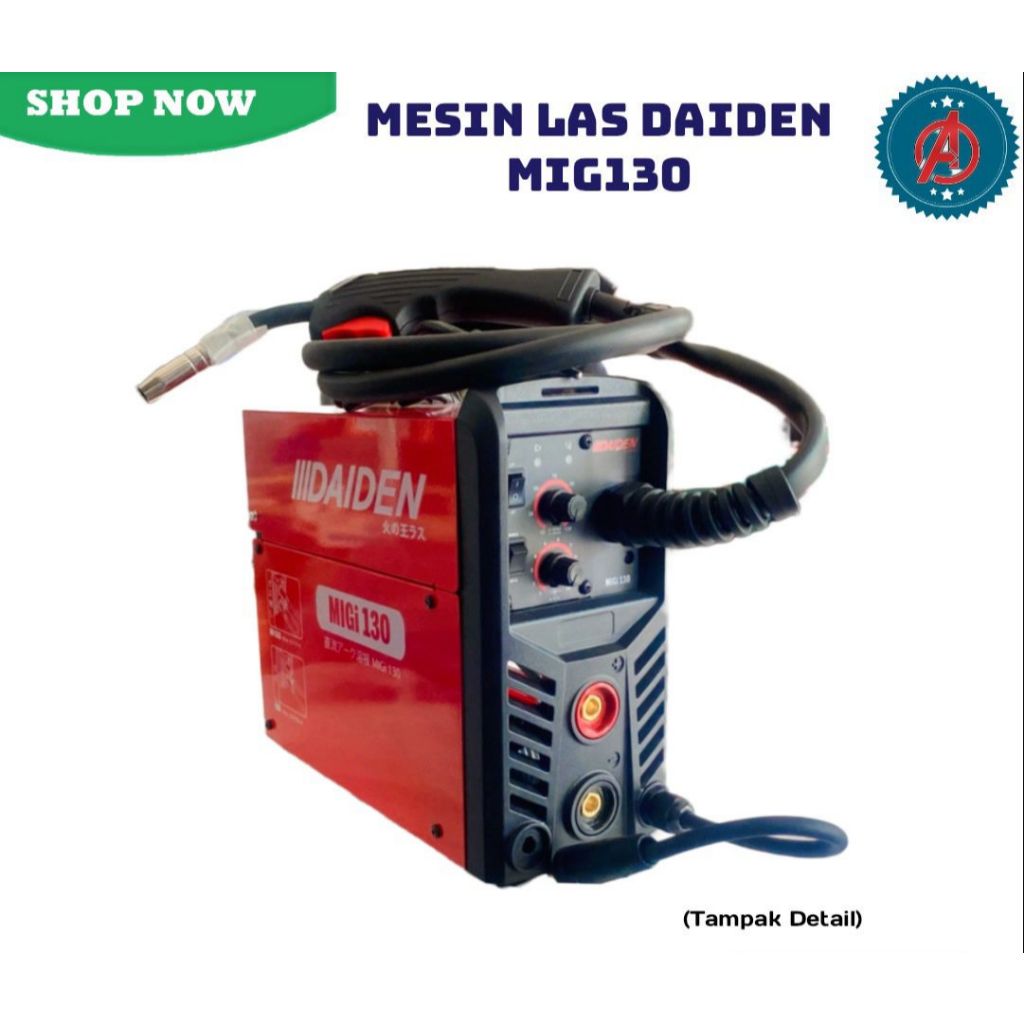 Mesin las Inverter Daiden MIG 130