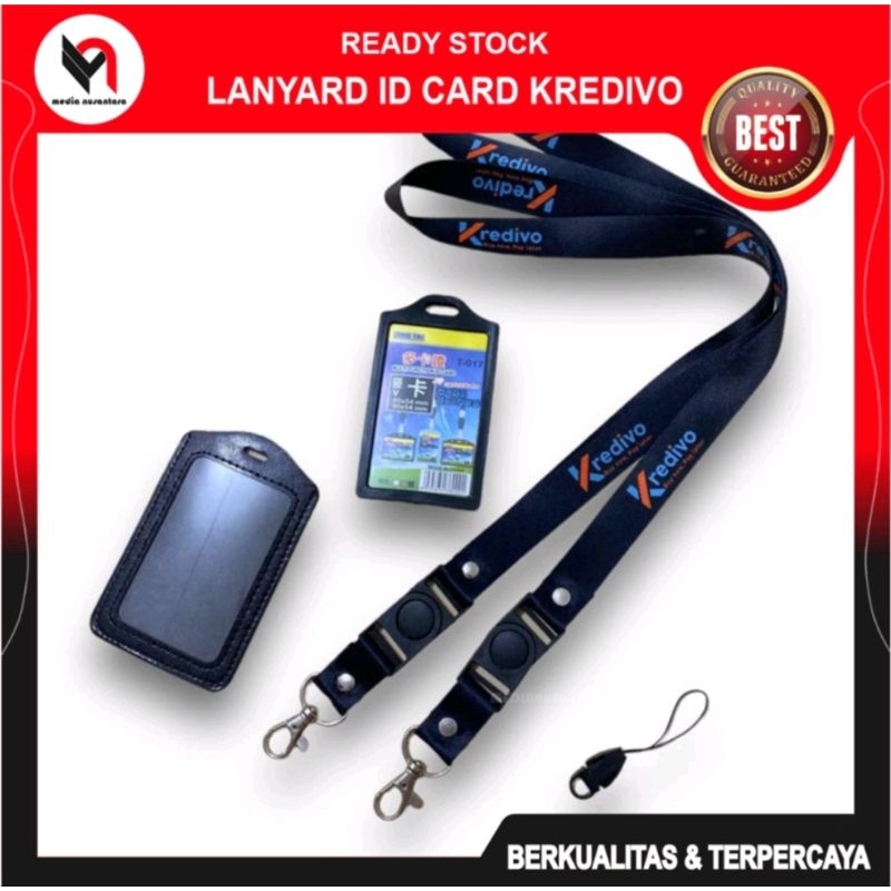 

Tali ID card KREDIVO Lanyard pringting 2 sisi