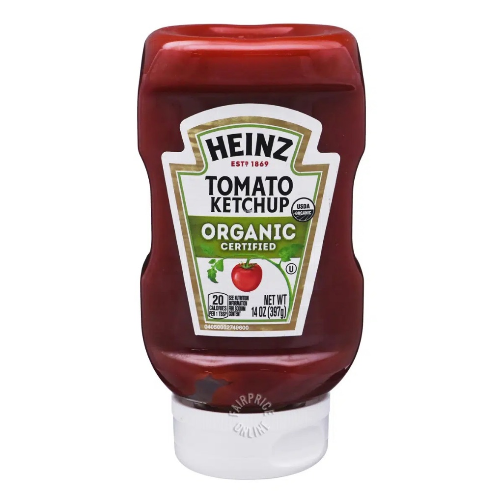 

Heinz Tomato Ketchup Organic 397g