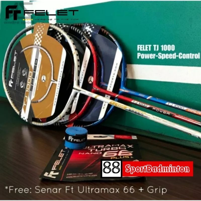 Felet TJ 1000 Series - Raket Badminton Original Felet ORIGINAL