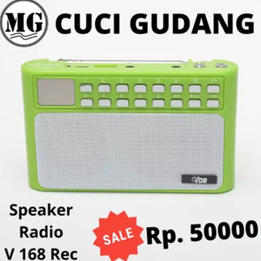 Best Terlaris SPEAKER RADIO VDR 168 REC