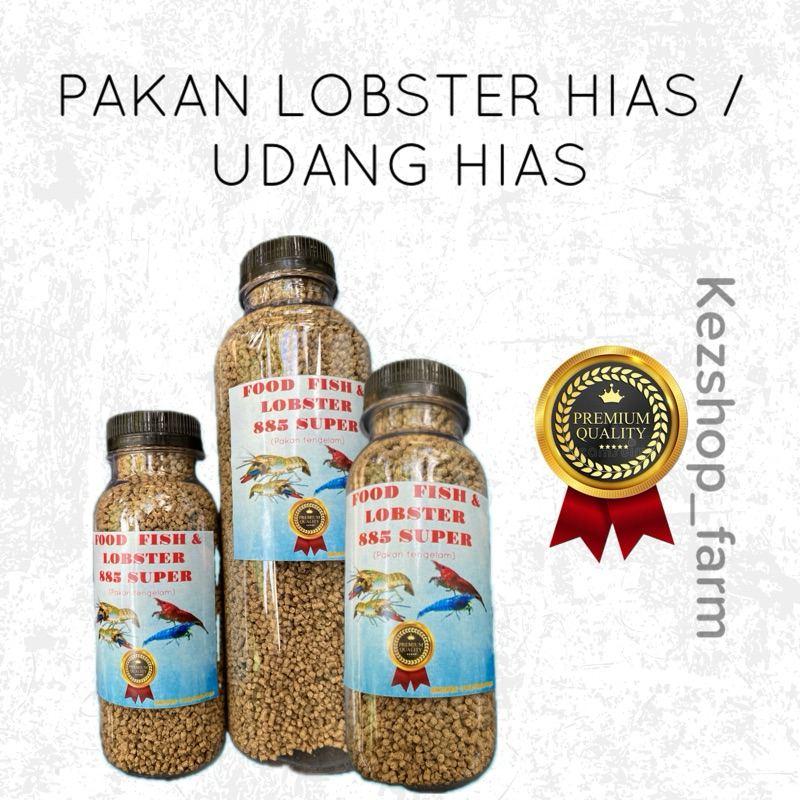 PAKAN Udang hisan dan Lobster Air tawar