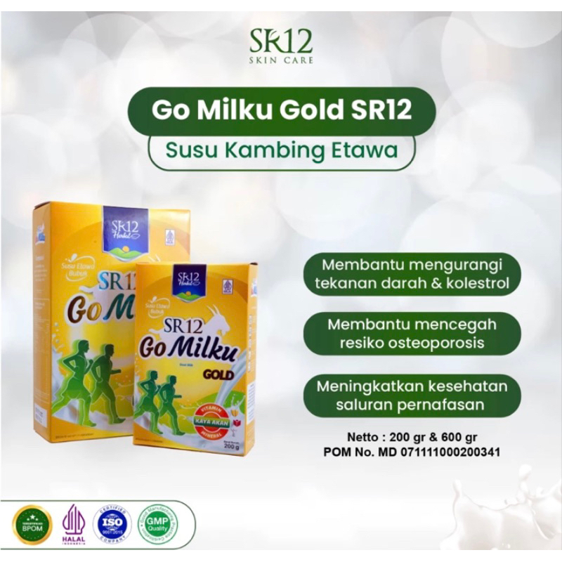 

Go Milku Gold Susu Kambing SR12 Etawa organik