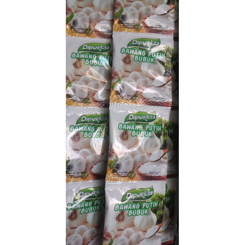 

bawang putih bubuk dapur kita renceng isi 12 pcs