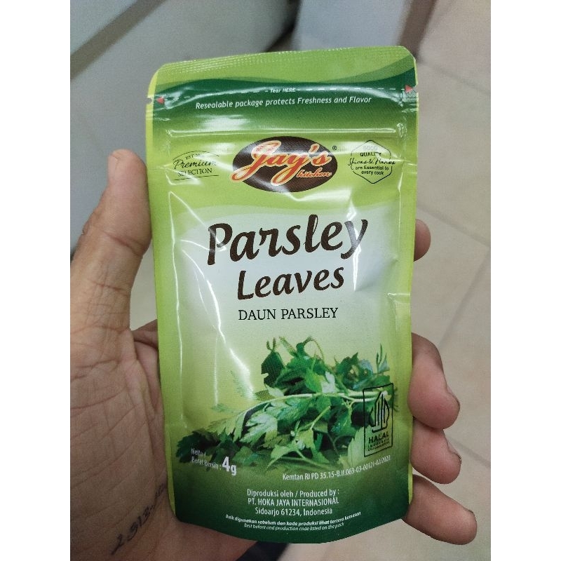 

JAY'S PARSLEY Leaves - Daun Parsley 4gr