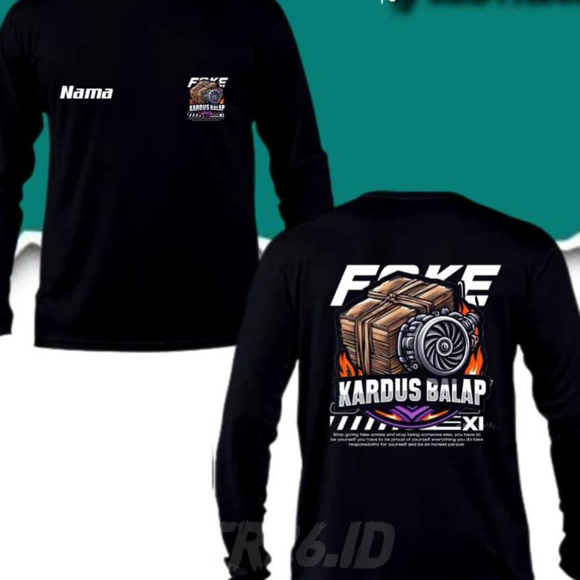 KAOS KOMUNITAS KARDUS BALAP/KAOS DISTRO BISA CUSTOM NAMA/FOTO/LOGO DLL
