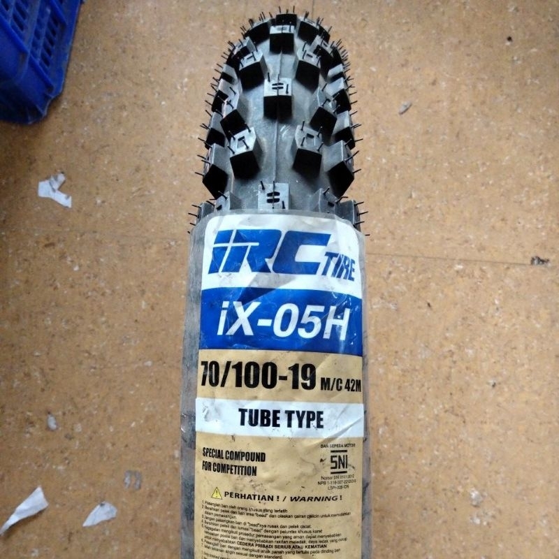 BAN TRAIL IRC IX-05H 70 100 RING 19 MOTOCROSS BAN LUAR IRC 70 / 100 - 19 COMPETITION TRIL TRIAL CROS