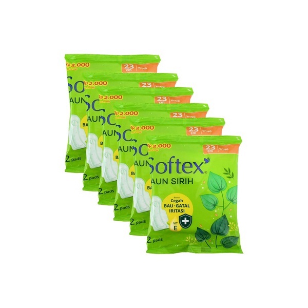 SOFTEX DAUN SIRIH WING 23CM SACHET ISI 2