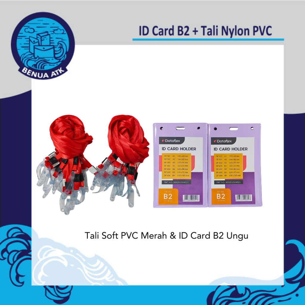 

Bundling ID Card B2 + Tali ID Nylon Soft PVC Dataflex [NYLKSFP]