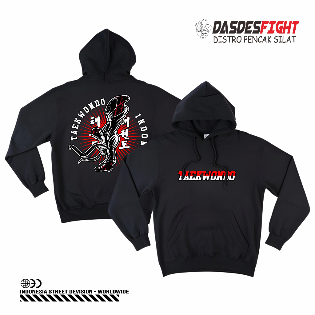 JAKET HOODIE TAEKWONDO HOODIE TAEKWONDO TERBARU TERLARIS DISTRO