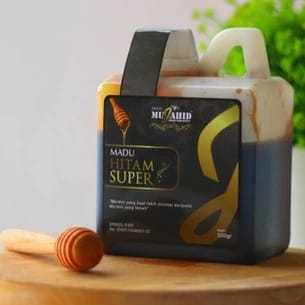 

Madu Pahit Mujahid Madu Hitam Super Kemasan Baru 500g