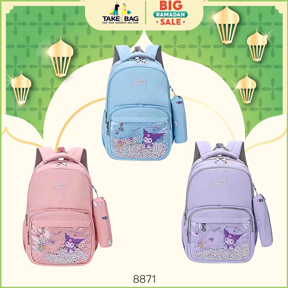 ORNATE 8871 Tas Sekolah Anak Tas Ransel Sekolah Import Tas Punggung Anak mds