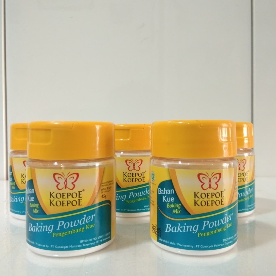 

BAKING POWDER KOEPOE KOEPOE BOTOL / BAKING POWDER KUPU KUPU PENGEMBANG KUE 45 GR