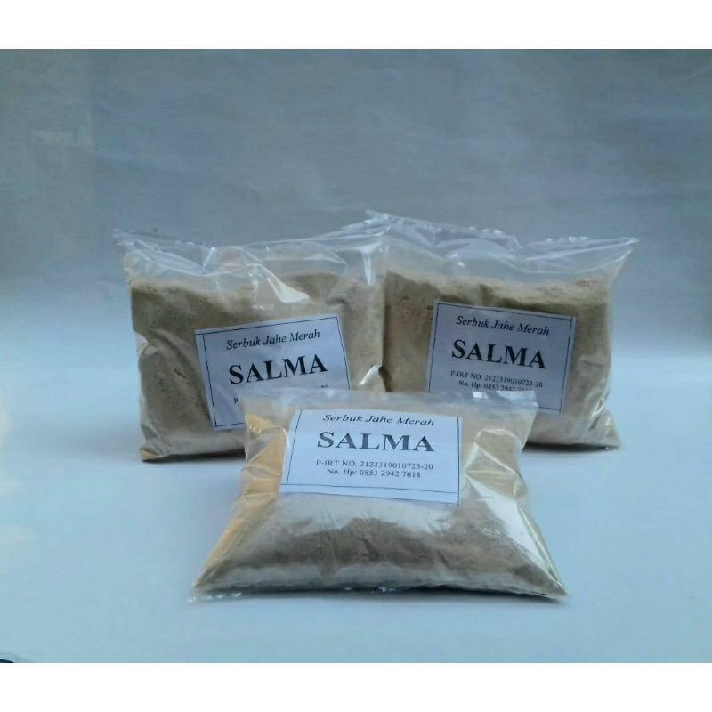 

Bubuk Jahe Merah Plus Gula Aren SALMA 250gr