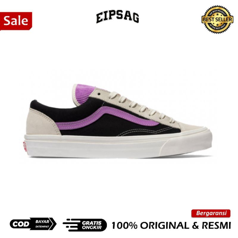 Vault OG Old Skool Style 36 LX Whitecap Grey & Black & Iris Orchid