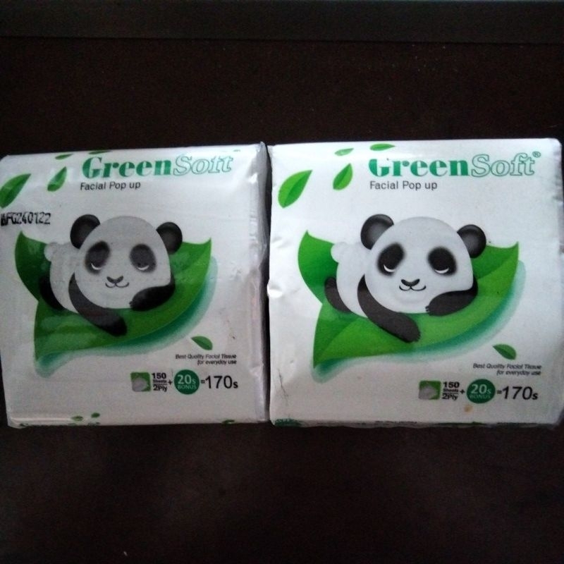 TISSUE GREEN SOFT KECIL