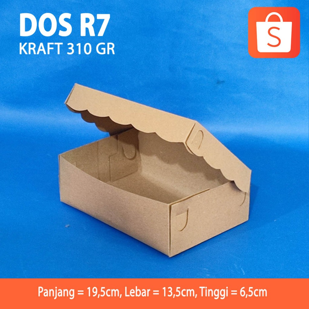Dos R7 Kraft 310 Gr / Dos Kue (100pcs)