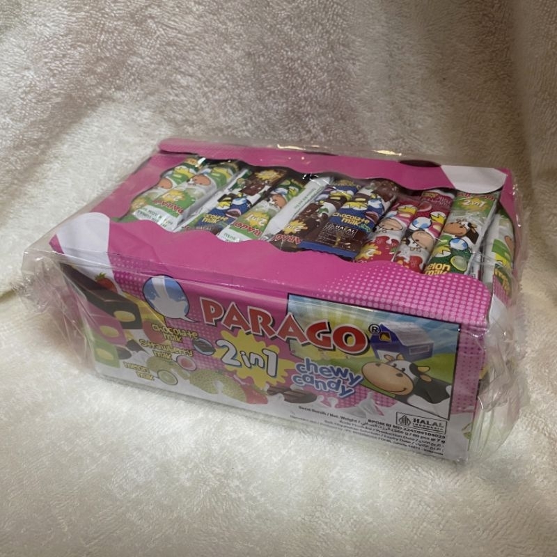 

Parago Chewy Candy 2 in 1 560 gr (80pcs/box)