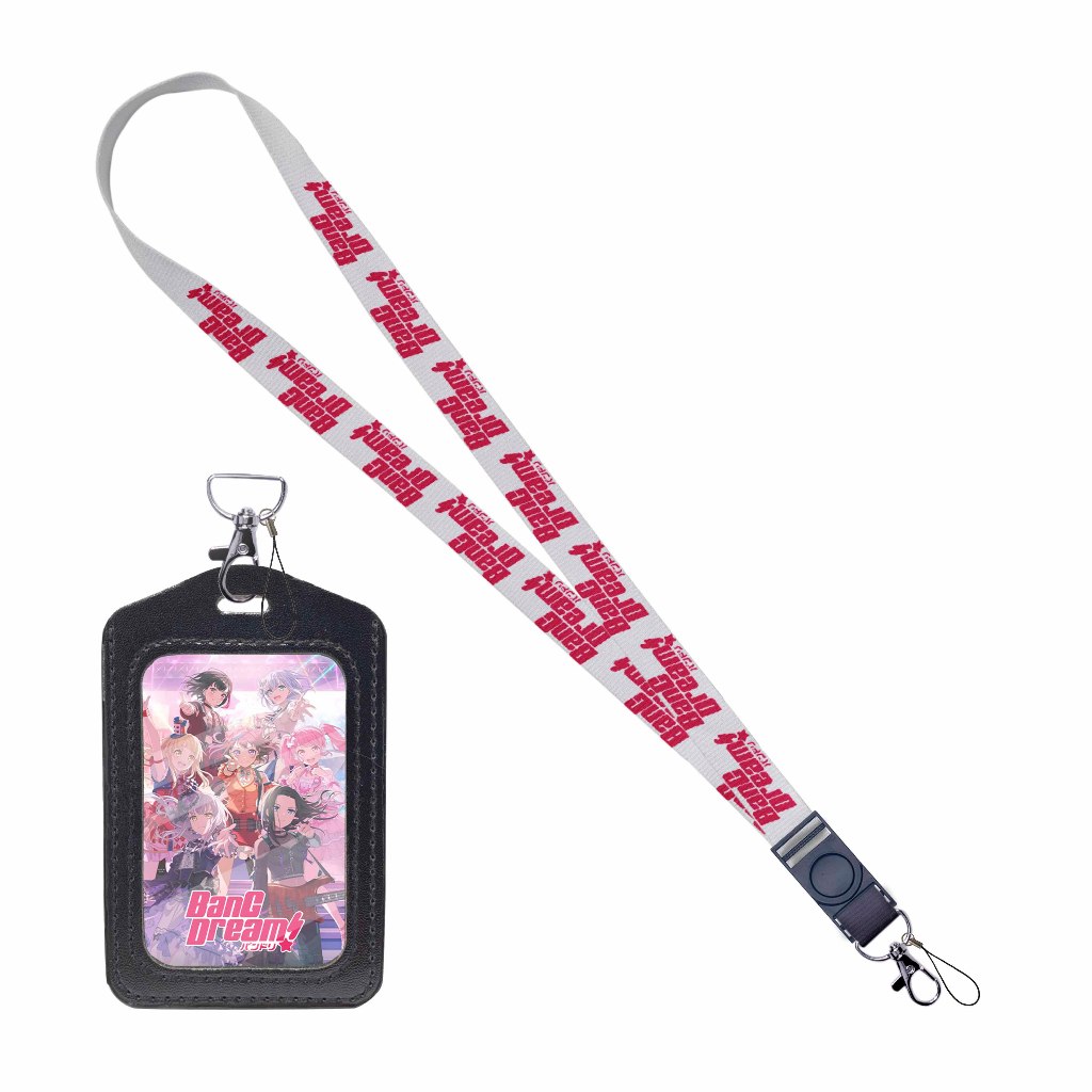 Lanyard gantungan hp anime BANG DREAM LOGO id card -  BANG DREAM - material Nilon