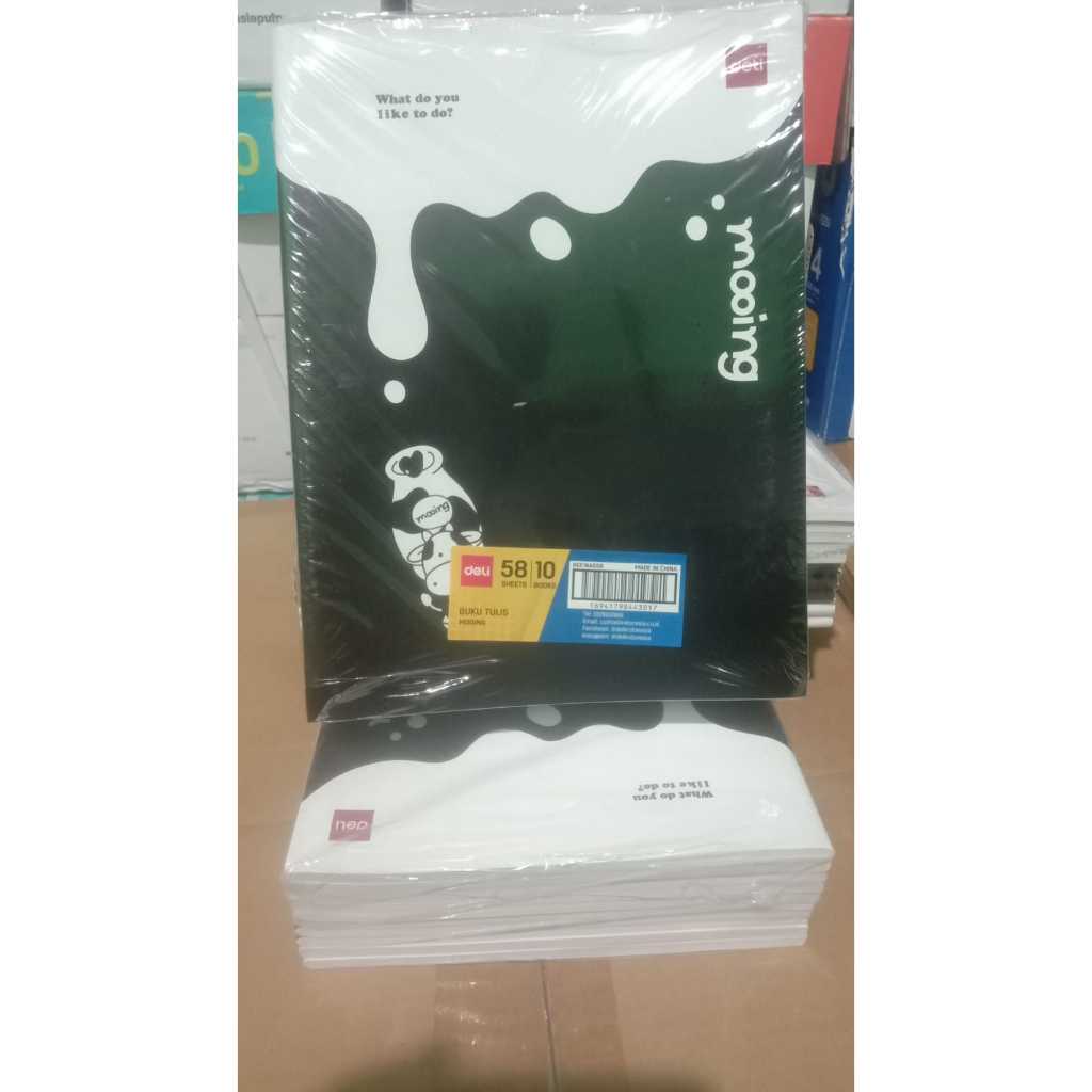 

Buku Tulis 58 Lembar DELI Motif Random (1pack)