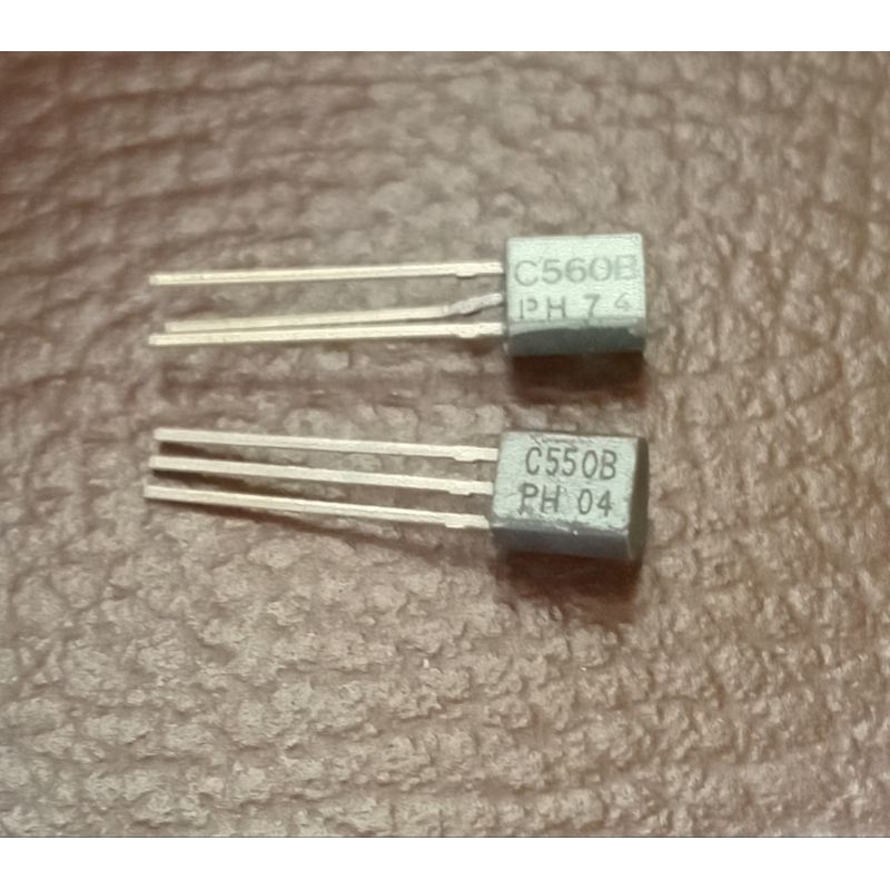 BC560B BC550B satu set transistor Philips ori NOS