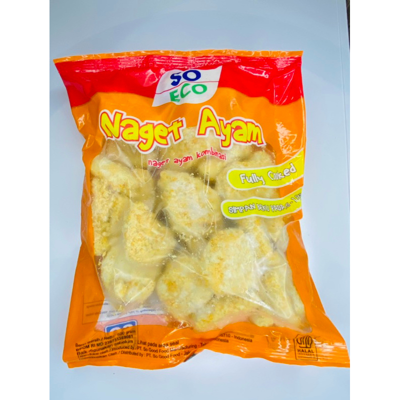 

naget ayam so eco dari sogood 500gr/Baca deskripsi