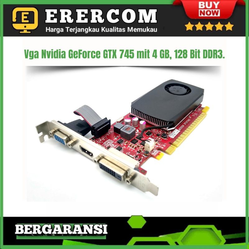 VGA Nvidia GeForce GTX 745 4 GB 128 bit ddr3