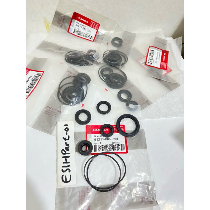 Seal mesin komplit GN5 per 5 pcs Honda Supra X lama Grand Prima Star
