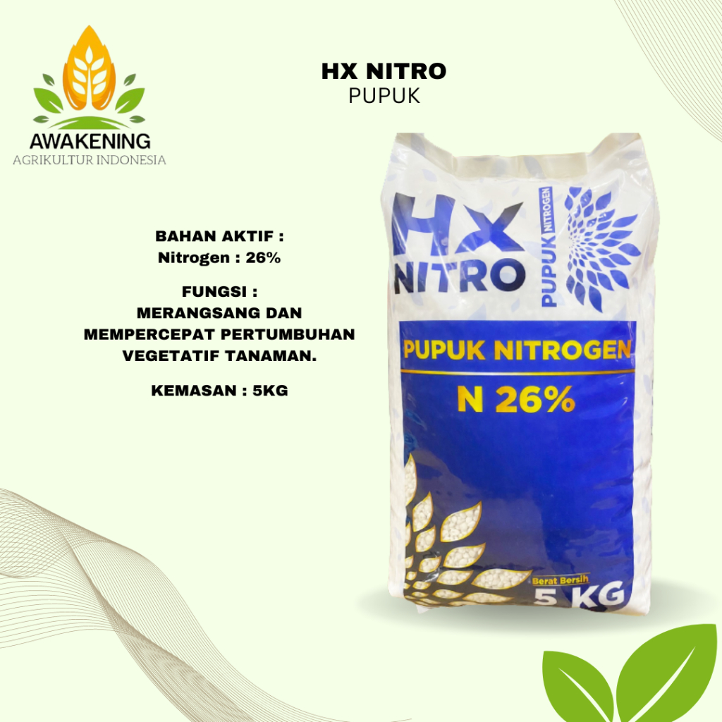 PUPUK UREA HX NITRO 5KG NITROGEN HEXTAR