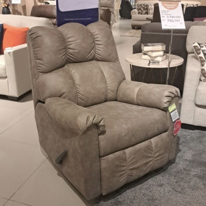 Ashley Raulo Sofa Recliner + Rocking ( Ayun )