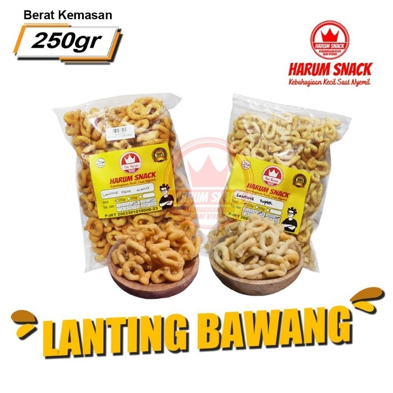 

LANTING CAP BAWANG 250gram [Harum Snack Official] SNACK GURIH/CEMILAN ENAK RENYAH MURAH