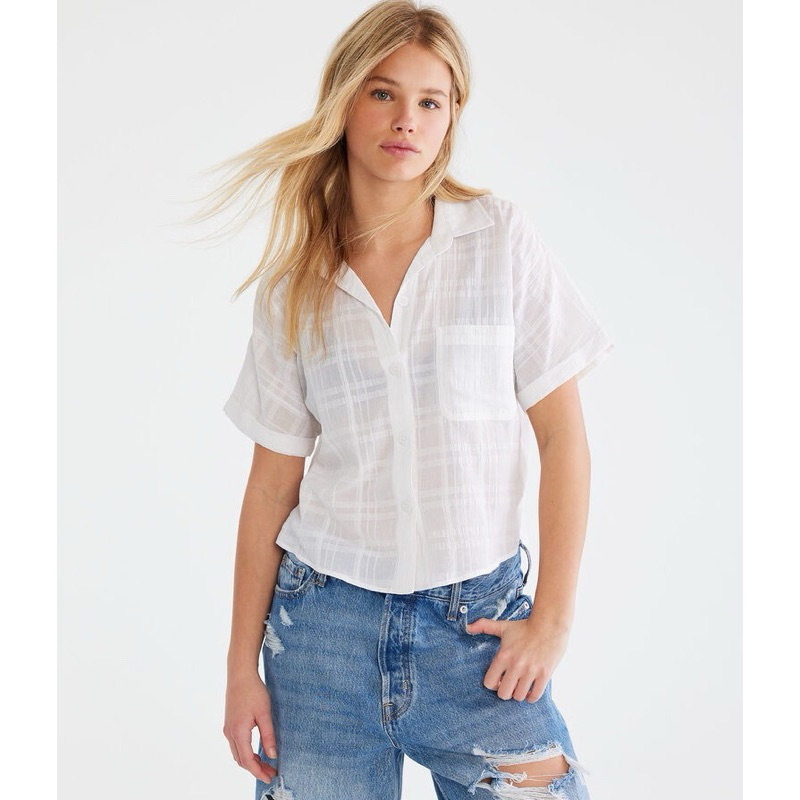 Blouse Atasan Crop Aeropostale